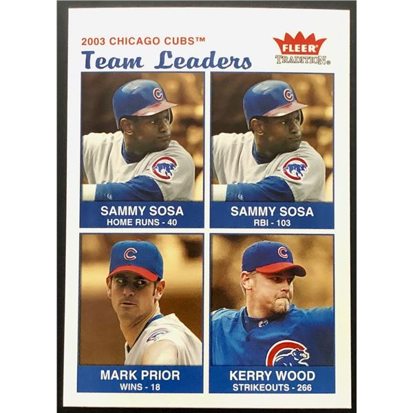 2004 FLEER SAMMY SOSA