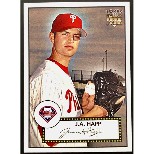 2008 TOPPS HERITAGE J.A. HAPP ROOKIE CARD