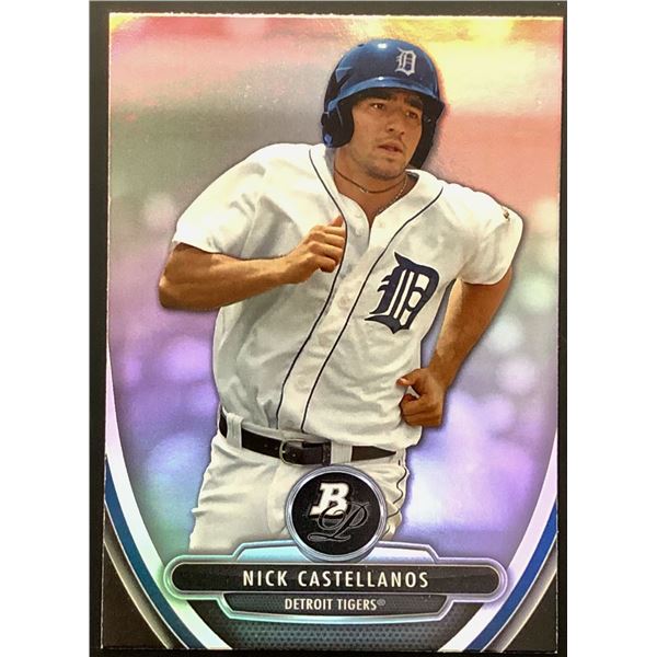2013 BOWMAN PLATINUM NICK CASTELLANOS ROOKIE CARD