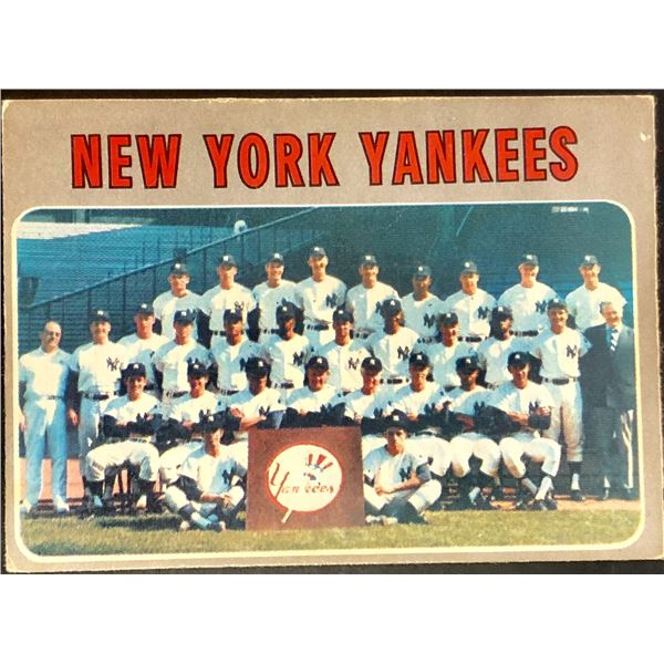 1970 O-PEE-CHEE NEW YORK YANKEES