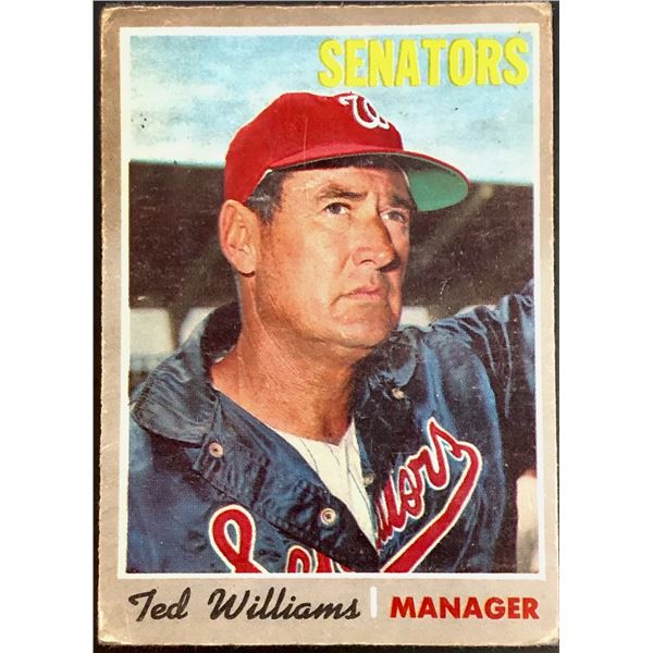 1970 O-PEE-CHEE TED WILLIAMS (HOF)