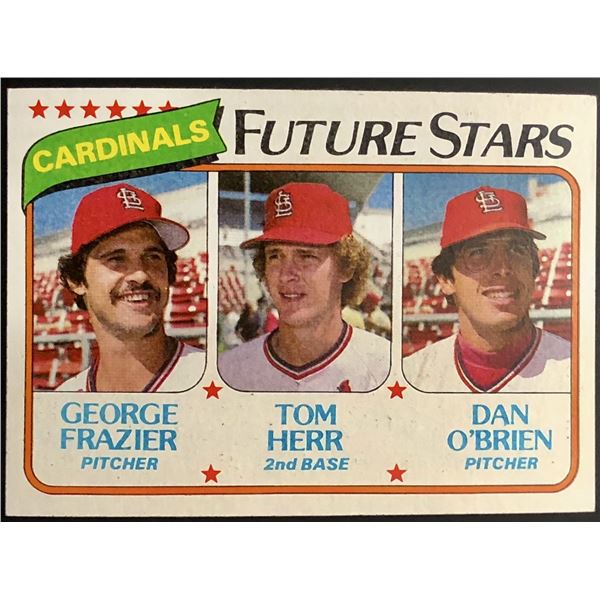 1980 TOPPS TOM HERR ROOKIE CARD