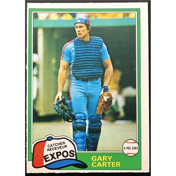 1981 O-PEE-CHEE GARY CARTER (HOF)