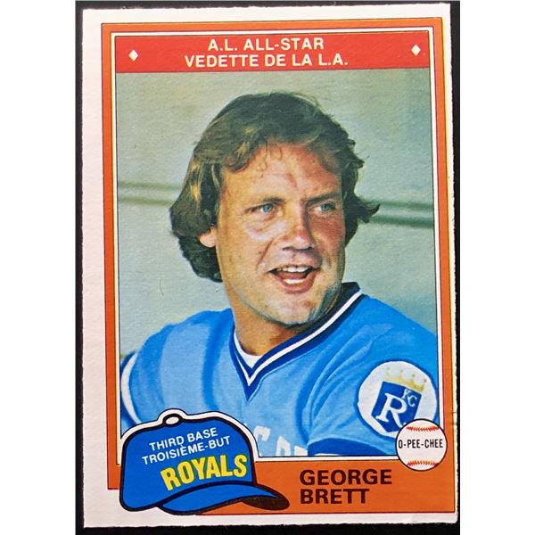 1981 O-PEE-CHEE GEORGE BRETT (HOF)