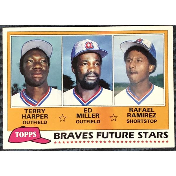 1981 TOPPS RAFAEL RAMIREZ ROOKIE CARD