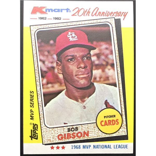 1982 TOPPS K-MART BOB GIBSON (HOF)