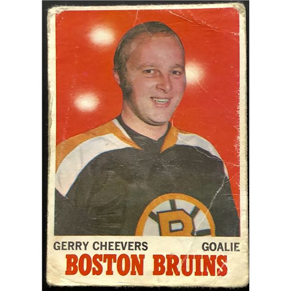 1970-71 O-PEE-CHEE GERRY CHEEVERS (HOF)