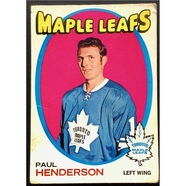 1971-72 O-PEE-CHEE PAUL HENDERSON