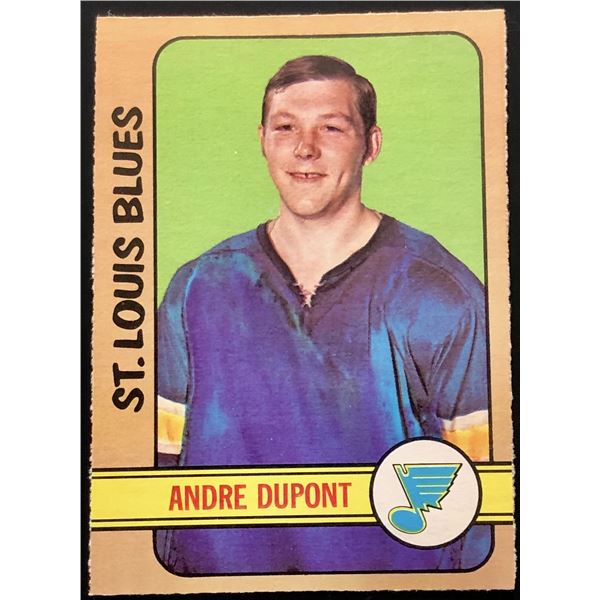 1972-73 O-PEE-CHEE ANDRE DUPONT ROOKIE CARD