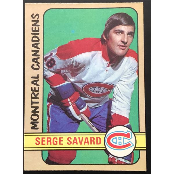 1972-73 O-PEE-CHEE SERGE SAVARD (HOF)