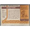 Image 2 : 1973-74 TOPPS BRAD PARK (HOF)