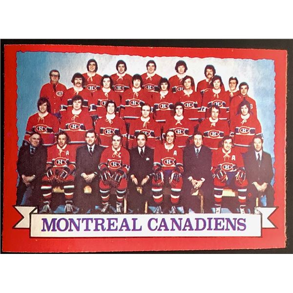 1973-74 TOPPS MONTREAL CANADIENS