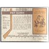 Image 2 : 1973-74 TOPPS PAT QUINN (HOF)
