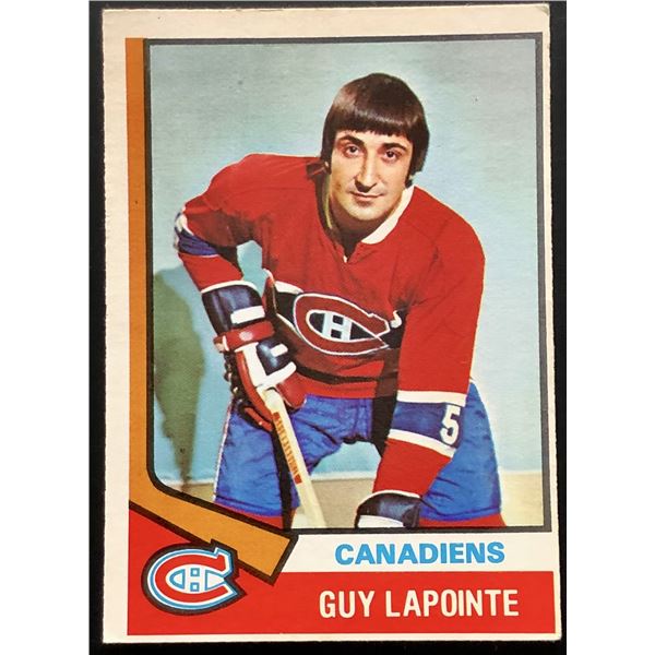 1974-75 O-PEE-CHEE GUY LAPOINTE (HOF)