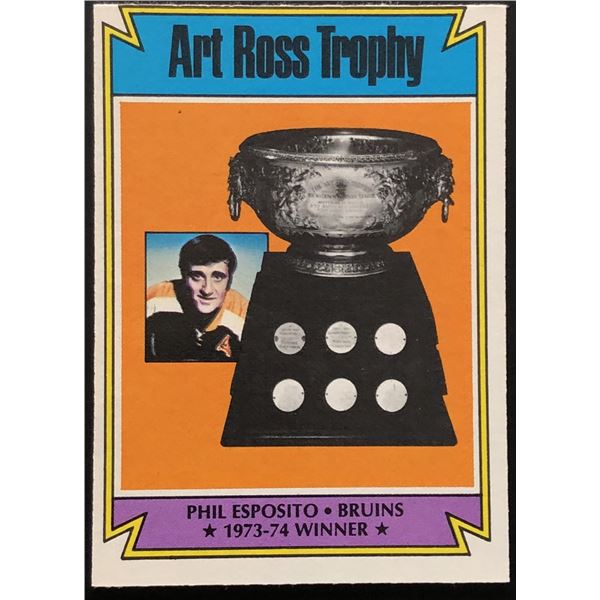 1974-75 O-PEE-CHEE PHIL ESPOSITO (HOF)