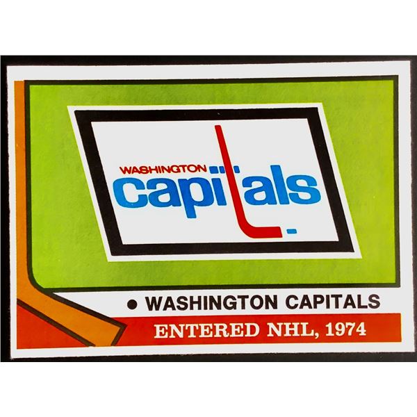 1974-75 O-PEE-CHEE WASHINGTON CAPITALS