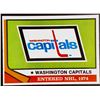 Image 1 : 1974-75 O-PEE-CHEE WASHINGTON CAPITALS