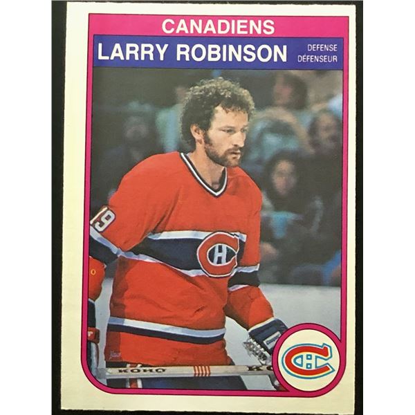 1982-83 O-PEE-CHEE LARRY ROBINSON (HOF)
