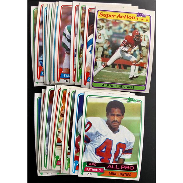 1981 TOPPS NFL COLLECTION - 25 CARDS