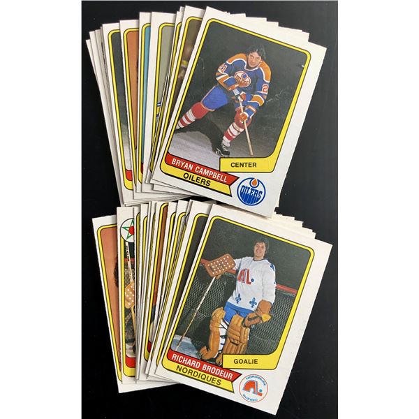 1976-77 O-PEE-CHEE WORLD HOCKEY ASSOCIATION COLLECTION - 25 CARDS