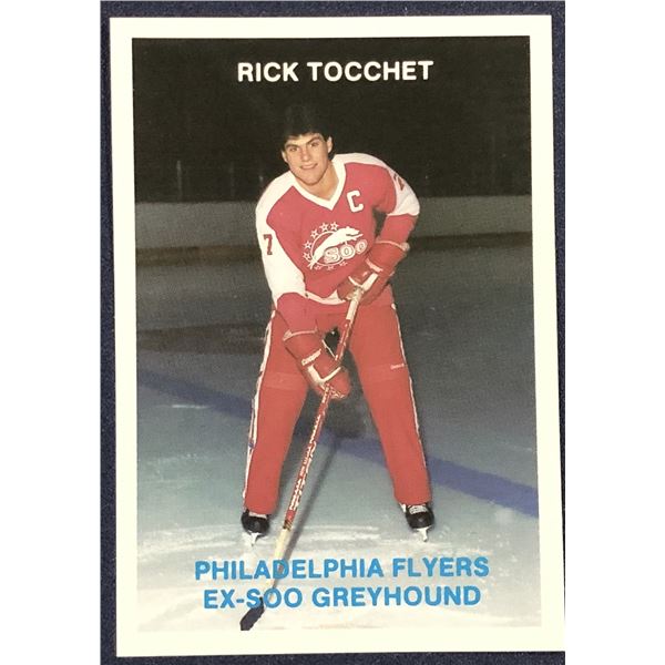 1987-88 RICK TOCCHET JUNIOR HOCKEY POLICE CARD