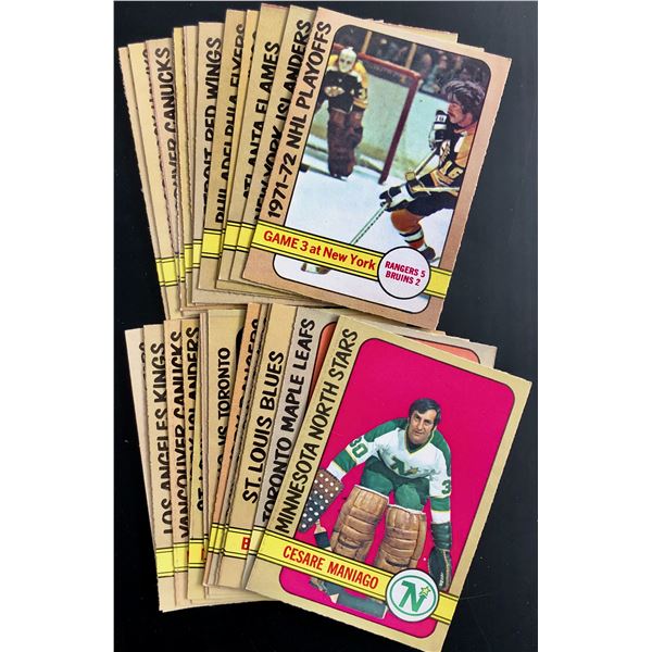1972-73 O-PEE-CHEE NHL COLLECTION - 25 CARDS