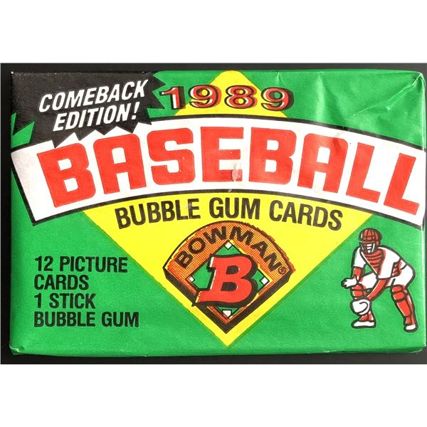 1989 BOWMAN BASEBALL WAX PACK
