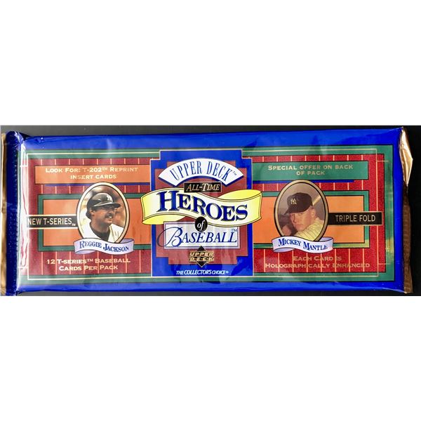 1993 UPPER DECK BASEBALL HEROES OF BASEBALL FOIL PACK