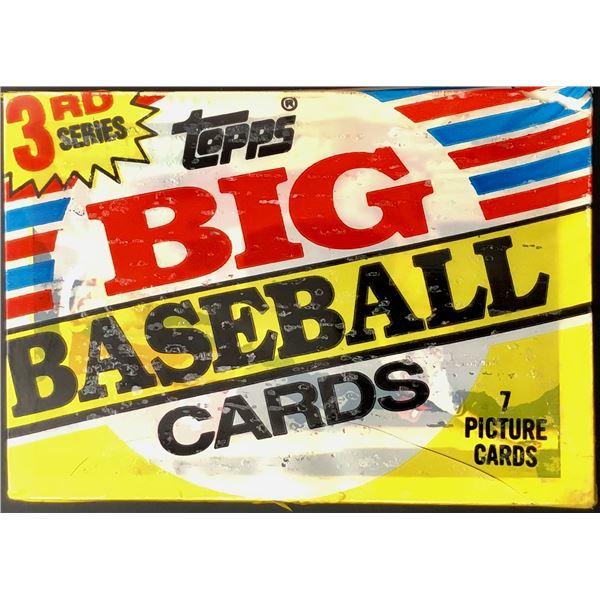 1988 TOPPS BIG BASEBALL CARDS 3rd SERIES FOIL PACK