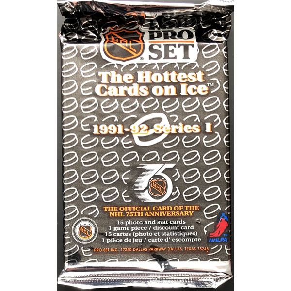 1991-92 PRO-SET HOCKEY SERIES ONE FOIL PACK