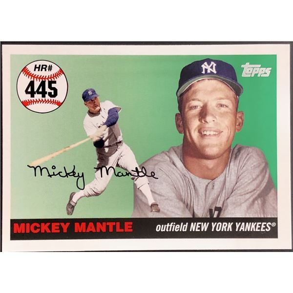 2008 TOPPS MICKEY MANTLE (HOF)