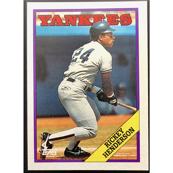 1988 TOPPS RICKEY HENDERSON (HOF)