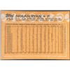 Image 2 : 1988 TOPPS NOLAN RYAN (HOF)