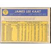 Image 2 : 1970 O-PEE-CHEE JIM KAAT (HOF)