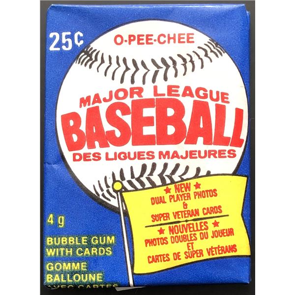1983 O-PEE-CHEE BASEBALL WAX PACK