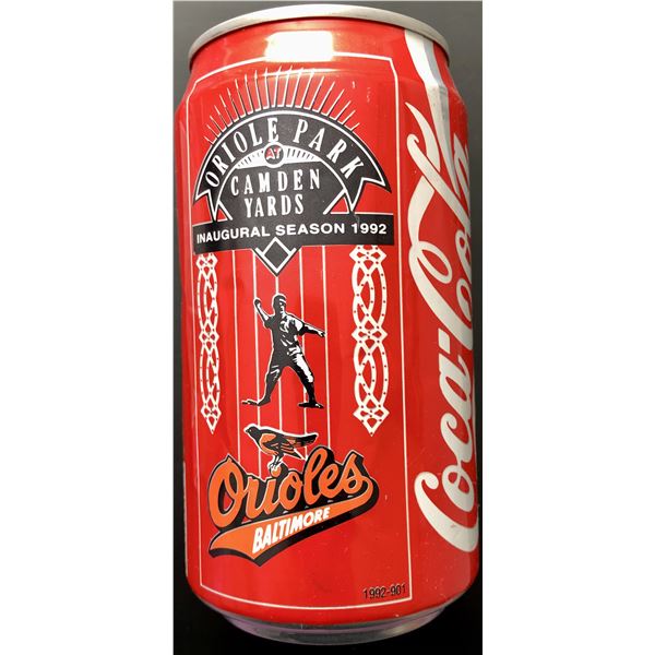 1992 CAMDEN YARDS INAUGURAL SEASON COMMEMORATIVE COCA-COLA CAN