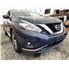 Image 8 : 124 -- 2015 NISSAN MURANO, BLUE, 230452 KMS, ALL WHEEL DRIVE