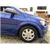 Image 25 : 5 -- 2012 CHEVY SONIC, BLUE, 160937 KMS, FRONT WHEEL DRIVE