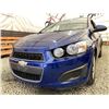 Image 2 : 5 -- 2012 CHEVY SONIC, BLUE, 160937 KMS, FRONT WHEEL DRIVE