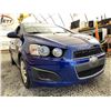 Image 8 : 5 -- 2012 CHEVY SONIC, BLUE, 160937 KMS, FRONT WHEEL DRIVE
