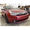 Image 8 : 12 -- 2011 FORD FOCUS SE, RED, 205109 KMS, FRONT WHEEL DRIVE