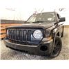 Image 1 : 110 -- 2007 JEEP PATRIOT, BLACK, 145785 KMS, FOUR WHEEL DRIVE