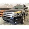 Image 2 : 117 -- 2012 FORD EXPLORER XLT, BLACK, 210825 KMS, FOUR WHEEL DRIVE