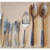 Image 8 : 301 -- LARGE BOX OF SPECIALTY SILVERWARE, AND OTHER SILVER AND SILVER PLATED ITEMS