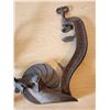 Image 8 : 303 -- VINTAGE CAST CHERRY STONERS, CAST CLOTHES IRON, BRASS HOUSE NUMBERS, AND MORE