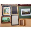 Image 2 : 319 -- OIL PAINTINGS, BRASS CANDLE HOLDERS AND OTHER FRAMES AND BRASS