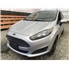Image 3 : 0E -- 2015 FORD FIESTA SE, SILVER, 159830 KMS, FRONT WHEEL DRIVE