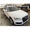 Image 10 : 0I -- 2013 AUDI Q5, WHITE, 198340 KMS, ALL WHEEL DRIVE