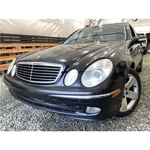 7 -- 2004 MERCEDES 500 4MATIC, BLACK, 223285 KMS, ALL WHEEL DRIVE