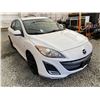 Image 9 : 10 -- 2010 MAZDA 3, WHITE, 204517 KMS, FRONT WHEEL DRIVE